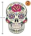 3 inch Mexican Sugar Skull Phone Sticker Version 20 - Día de los muertos - Day of the Dead Sticker Decal