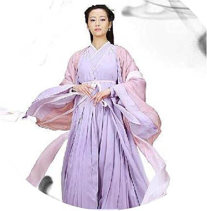Amazon Co Jp 中国の伝統的なhanfu女性清王朝の花の踊りの衣装 Color9 L 服 ファッション小物