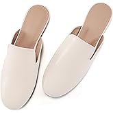 Reimferce Womens Mules Work Shoes: Comfortable Dress Slip On 2025 Flats for Indoor Outdoor Walking
