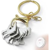 61-509 Emergency Release Key Compatible with Schlage B571 Falcon D271 | Compatible with occupancy indicator deadbolts; stainless steel key with gold clip for bathroom privacy locks