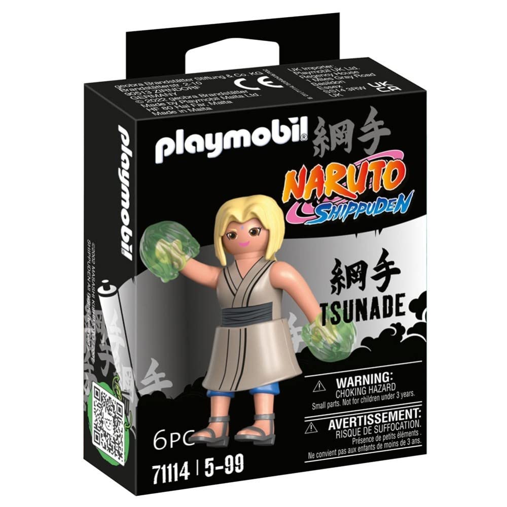 Playmobil 71114 Naruto: Tsunade Figure Set, Naruto Shippuden Anime Collectors Figure, Playset Suitable for Children and fans 5+ years