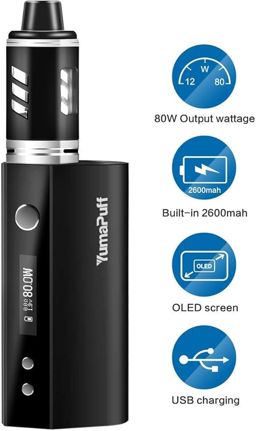 Cigarrillo Electronico Kit, Parrot Cigarros Electronicos De Vapor 80W
