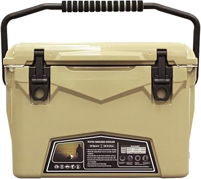 Amazon アイスランド クーラーボックス 18 9l サンド 最大5日間保冷 まな板 かご カップホルダー付き quart バーベキュー キャンプ 釣り Iceland Cooler Box Officeネット フィッシングクーラー