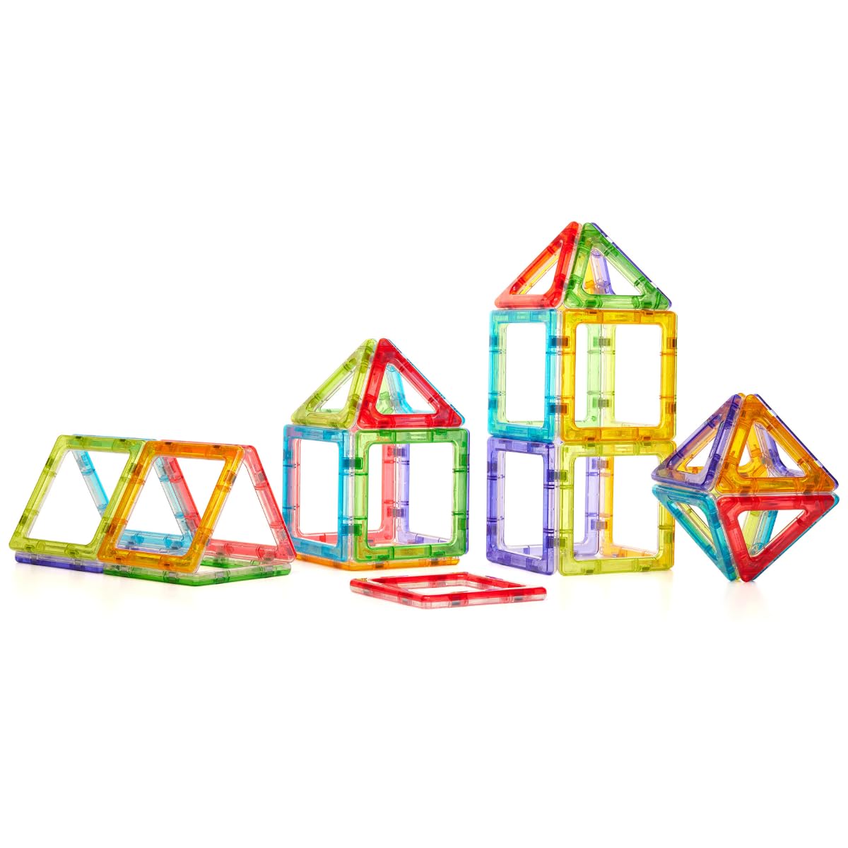 Polydron - Crystal Megamag - Large Chunky Magnetic Construction Toy - Educational Learning Building Toy - Age 3+ - 36 Pieces