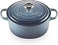 Le Creuset Signature Enameled Cast-Iron Round French (Dutch) Oven, 4-1/2-Quart, Marine