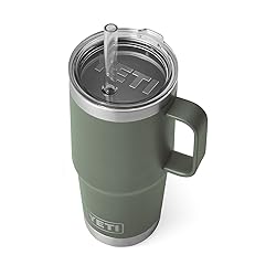 YETI Rambler 25 oz Tumbler with Handle and Straw