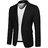 COOFANDY Mens Sport Coat Casual Blazer One Button Business Suit Jacket