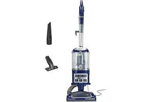 Shark Upright Vacuum, Navigator Lift-Away Deluxe with Large Dust Cup Capacity, HEPA Filter, Swivel Steering, Upholstery Tool & Crevice Tool, Blue, NV360