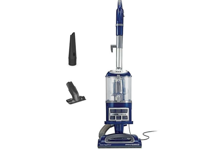 Shark Upright Vacuum Cleaner | Navigator Lift-Away Deluxe | Pet Hair, Carpet & Hard Floor Cleaning | Upholstery & Crevice Too