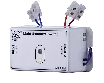 Walnut Innovations Plastic Day Night Automatic Light Sensor Switch (Siemens Grey)