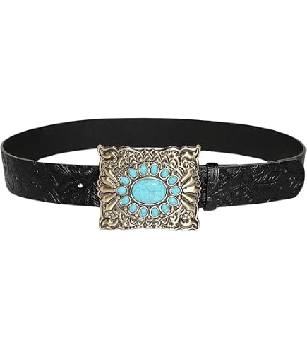 Amazon.com: UTOWO Western Cowgirl Belt for Women,Vintage  display picture 2