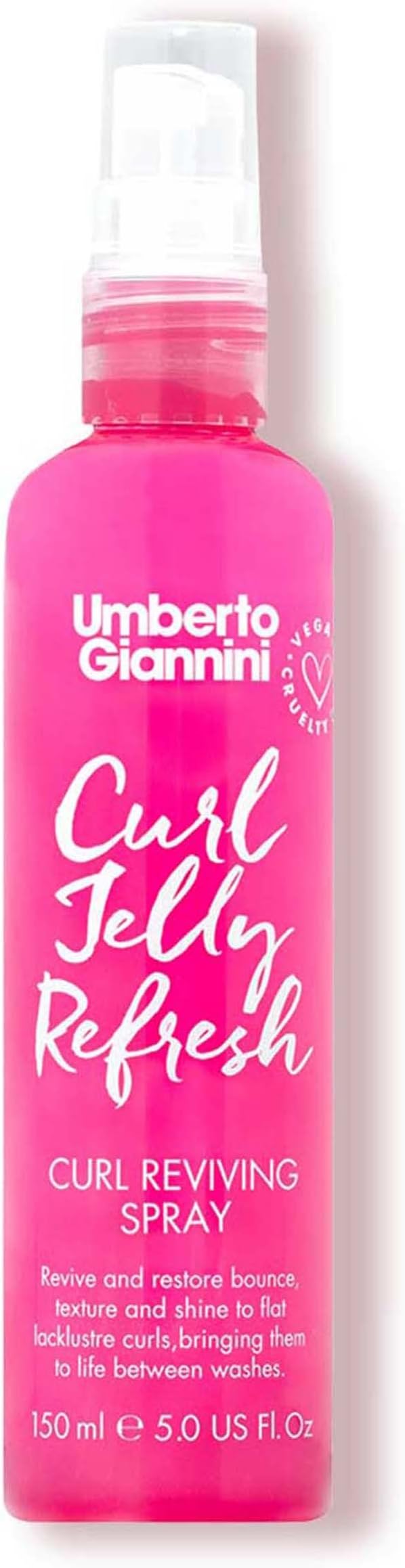 Umberto Giannini Curl Jelly Refresh Spray for Defined Frizz-Free Curls Wavy Hair