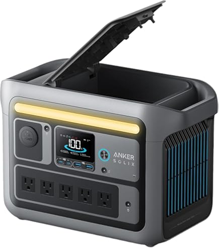 Anker 521 Portable Power Station, Solar Generator 256Wh with 100W
