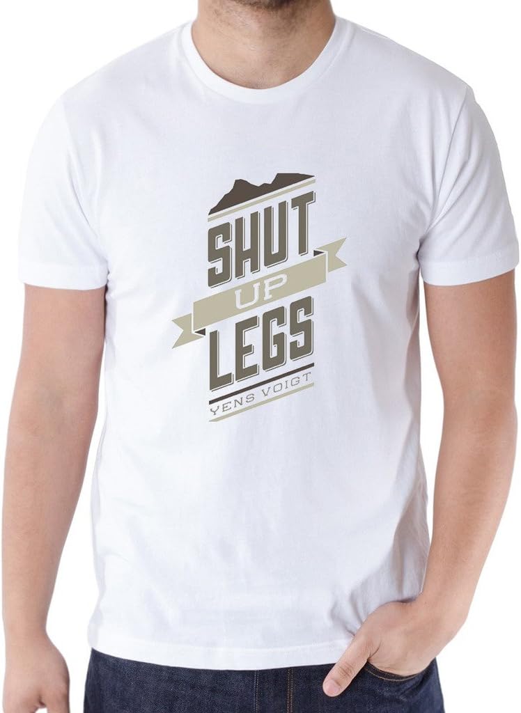 Awesome Tee Shut Up Legs - Jens Voigt cycling TDF T-shirts Size Medium