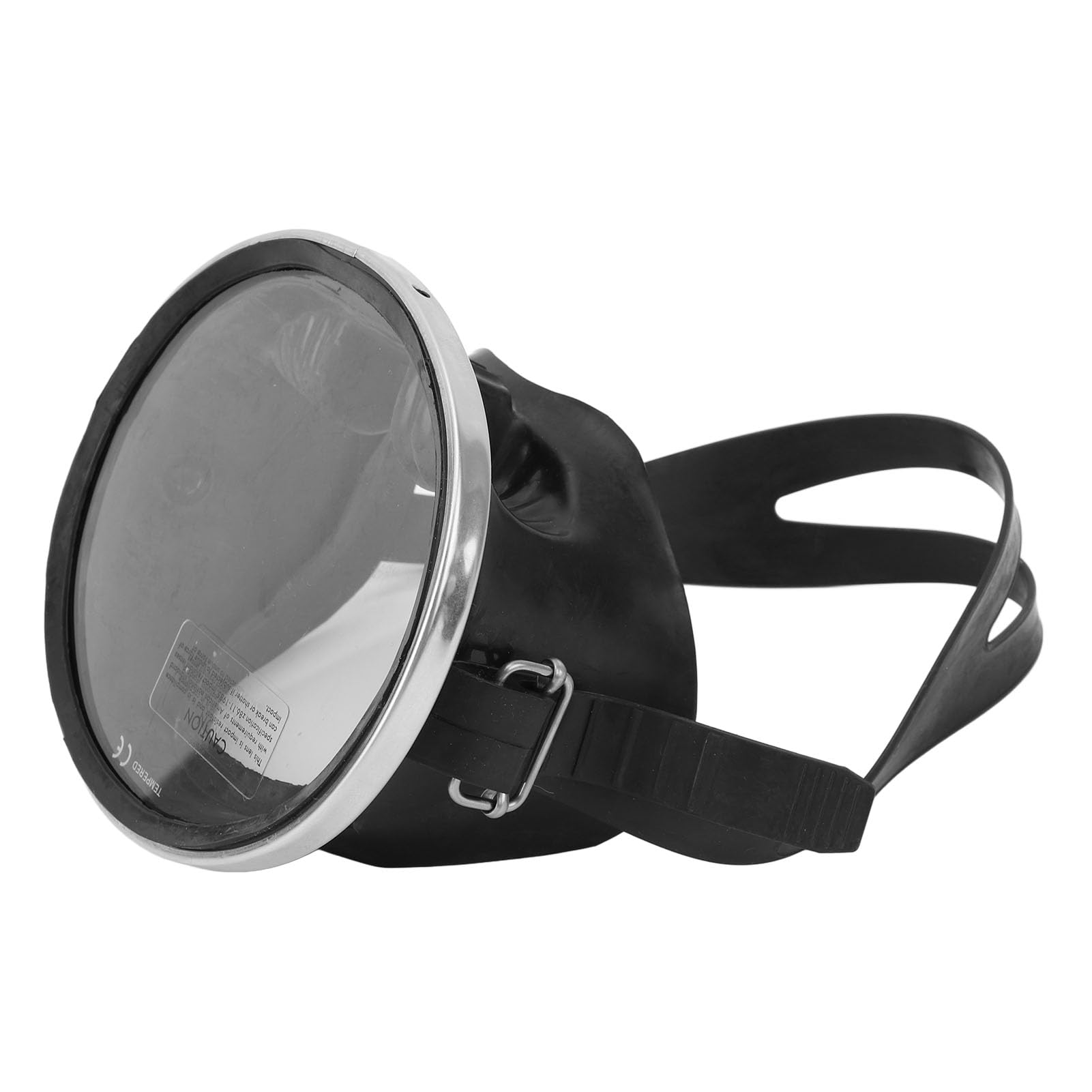 High Definition Diving Goggles with Tempered Glass for Adult Swim, Large Field of View Anti Fog Lenses