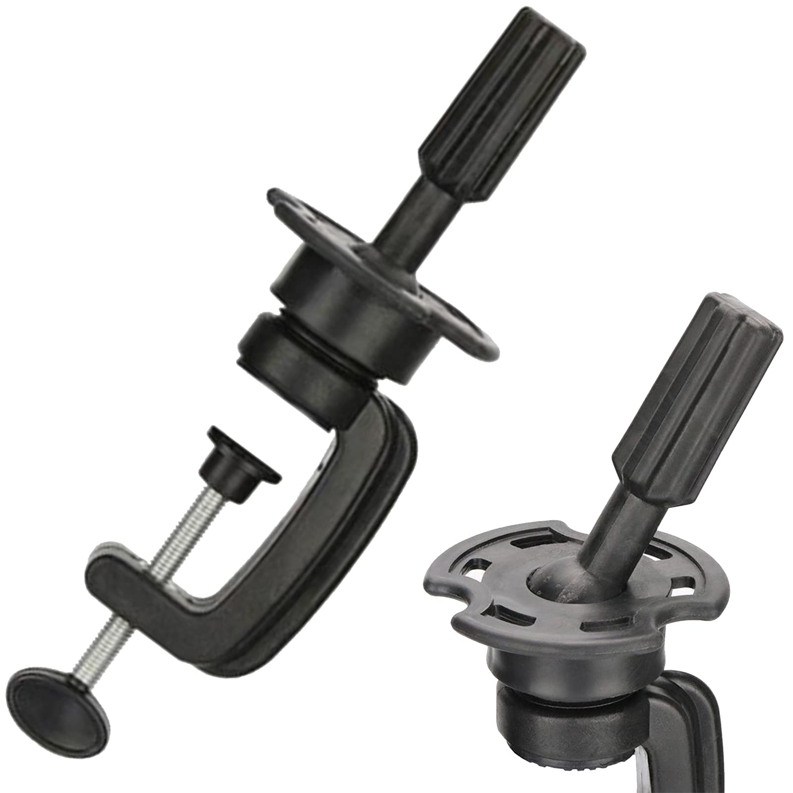 Mannequin Training Head Clamp/Stand Wig Holder Stand Desk Table Clamp Wig Clamp Cosmetology Training Head Table Clamp Holding Clamp for Hairdressing Head Canvas Head Holding Clamp