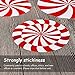 Peppermint Floor Decals Stickers for Christmas Candy Party Decoration 12 Pcs