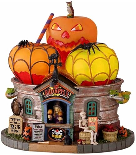 Amazon.com: Lemax 34605 SCARY-GO-ROUND SPOOKY TOWN Exclusive