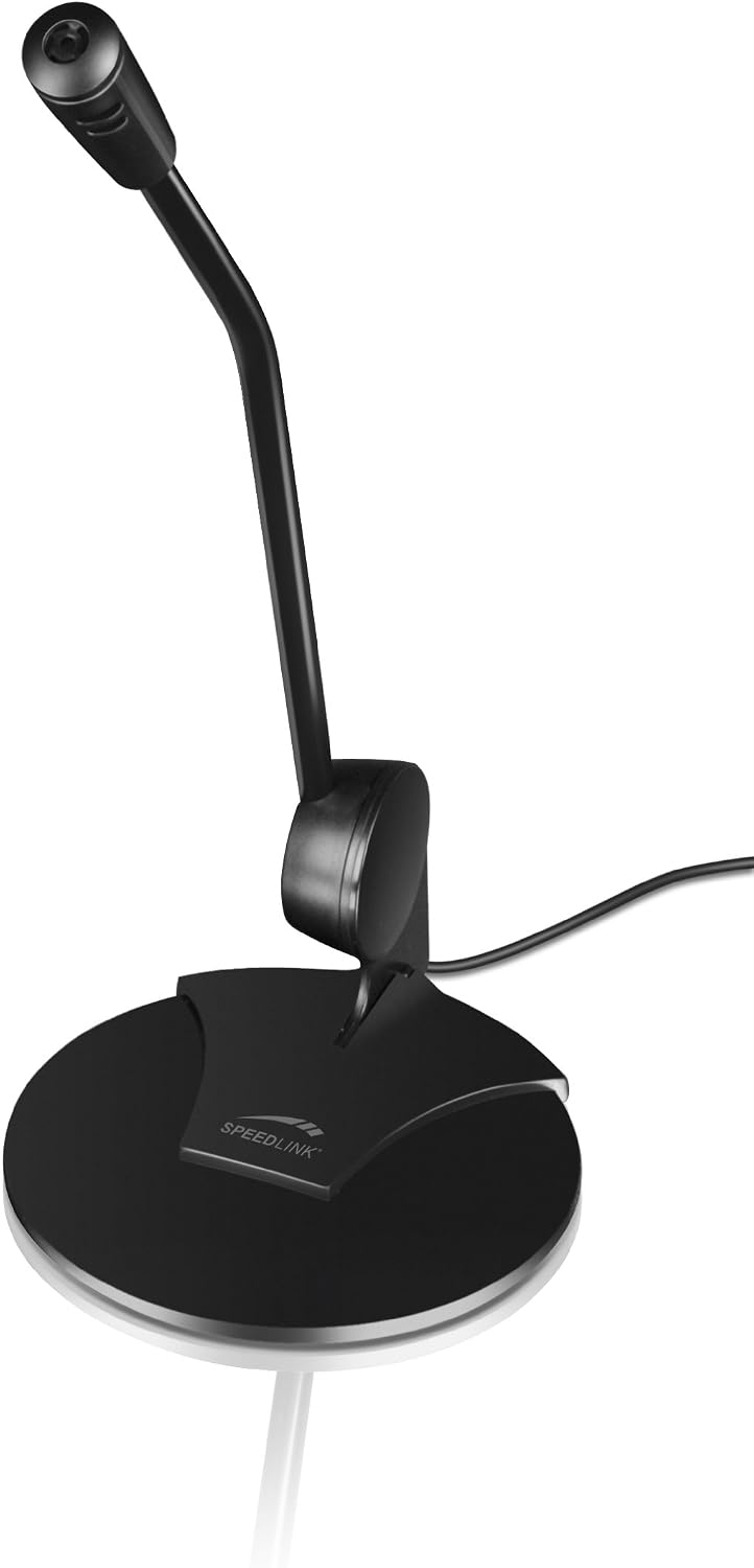 Speedlink SL-8702-SBK Pure Desktop Voice Microphone - Black