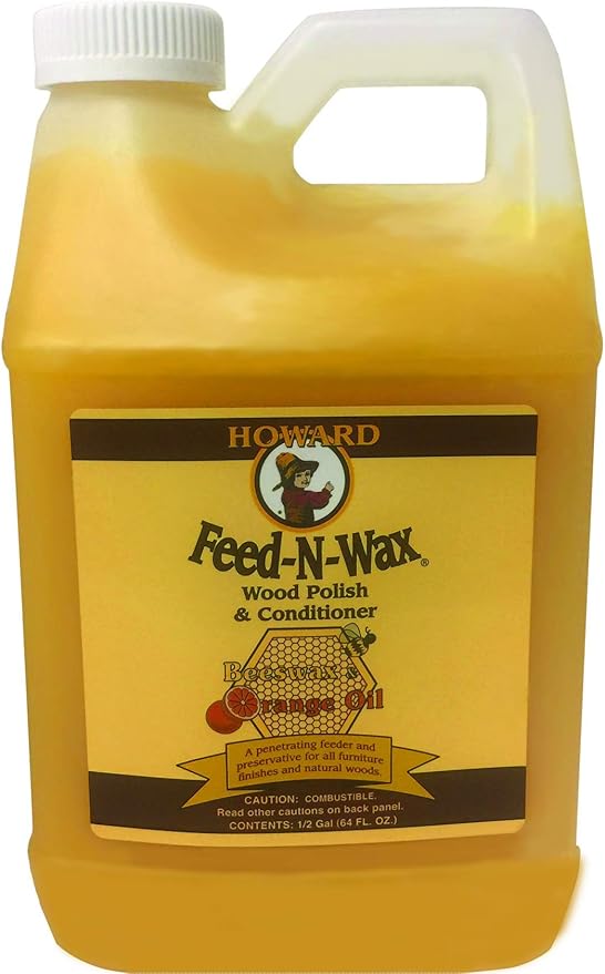 Howard FeedNWax Wood Polish & Conditioner 1.892ltr Amazon.co.uk