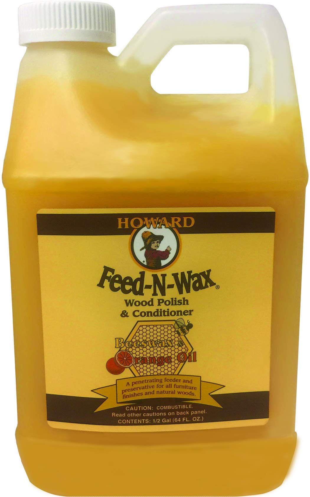 Howard Products FW0064 FeedNWax Wood Polish & Conditioner, 64 oz Buy Online in United Arab