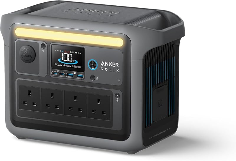 Anker SOLIX C1000 Portable Power Station with BP1000 Expansion 2112Wh 1800W
