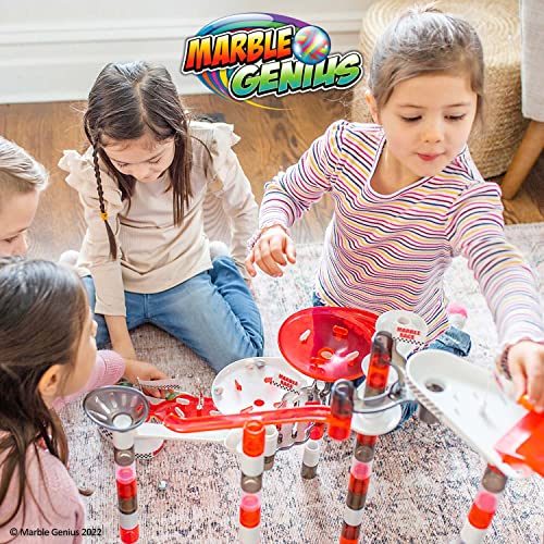 Marble Genius Marble Run Racing Set 200Piece Marble Run Racing Set
