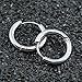 316L Surgical Stainless Steel Hoop Earrings Mens Womens Small Huggie Hoop Earrings(3 Pairs)-10MM