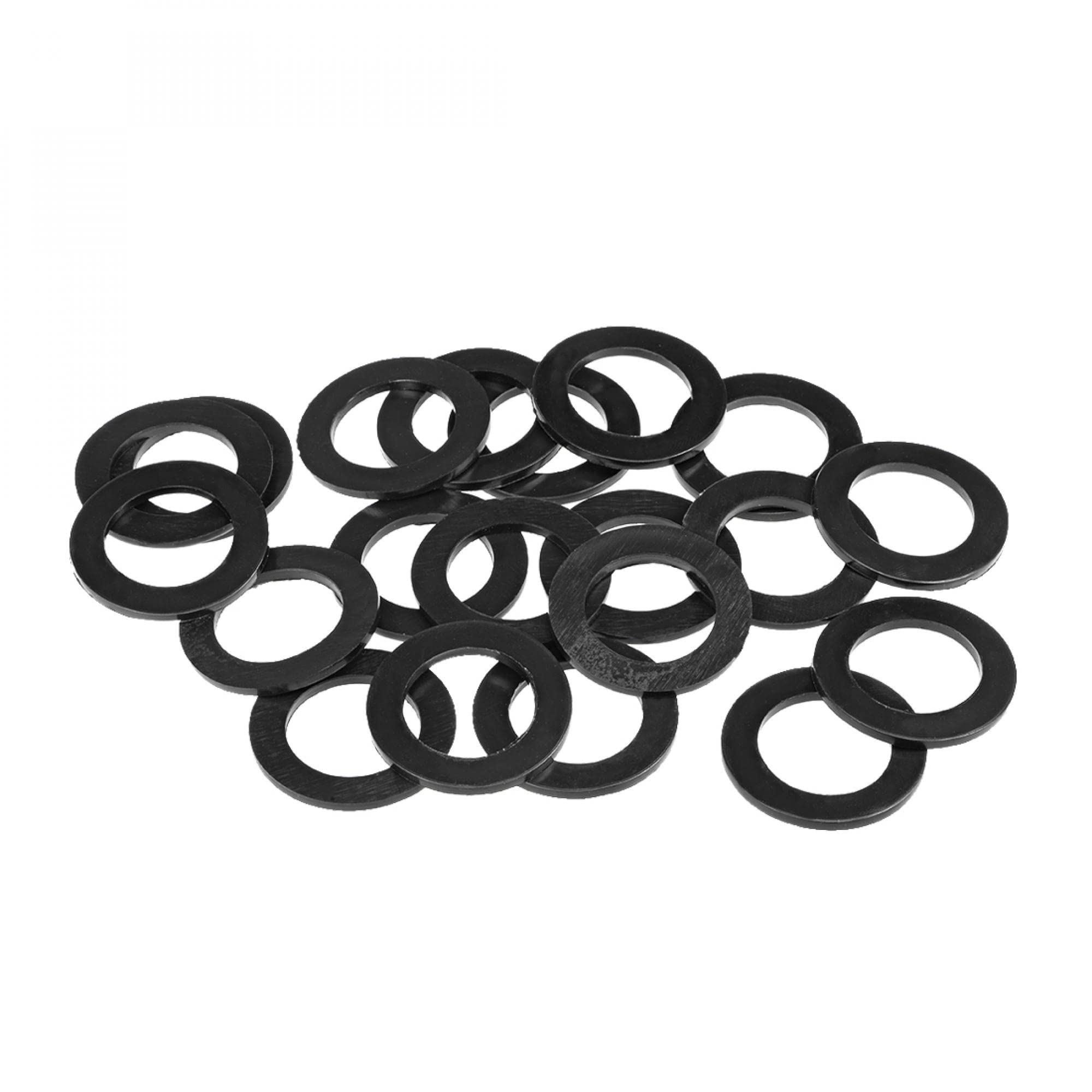 sourcing map Rubber Flat Washers 39mm OD 25mm ID 2.5mm Thickness for Faucet Pipe Water Hose, Pack of 20