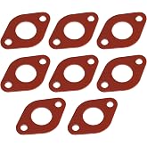 8Pcs Circulator Pump Flange Gaskets Compatible with TACO 007 Series, B&amp;G, Armstrong, Grundfos, Silicone Gasket Compatible with TACO 007