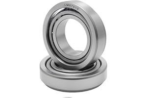 AXGSRV LM67048 Wheel Bearings SET6, 2PCS Tapered Roller Bearing Cone & Cup Set, ID 1.250" x OD 2.328", Replacement for Many C