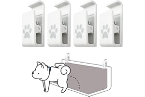 Luxify Dog Pee Pad Holder-Securely Holds Training Pads Indoor Potty Training-Ideal for Leg-Lifting Puppies-White(4 Pack)