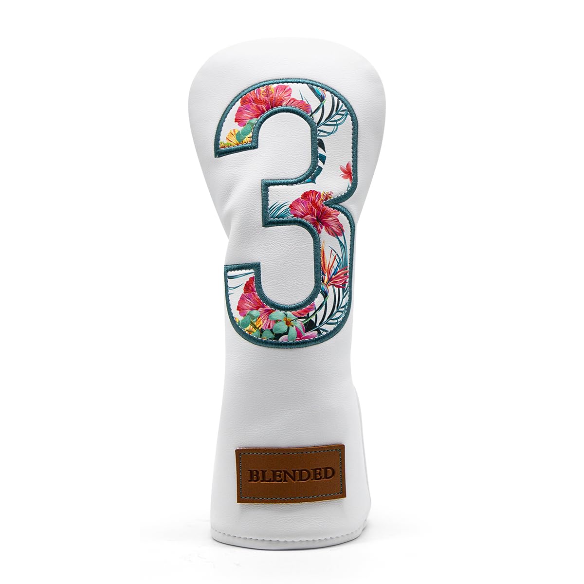 Photo 1 of BAIRBRE Golf Club Covers Driver Covers Fairway Wood Headcover Hybrid Cover Leather Mallet Putter Covers Blade Headcovers Golf Head Covers for Most Brand (for Fairway Wood 3)