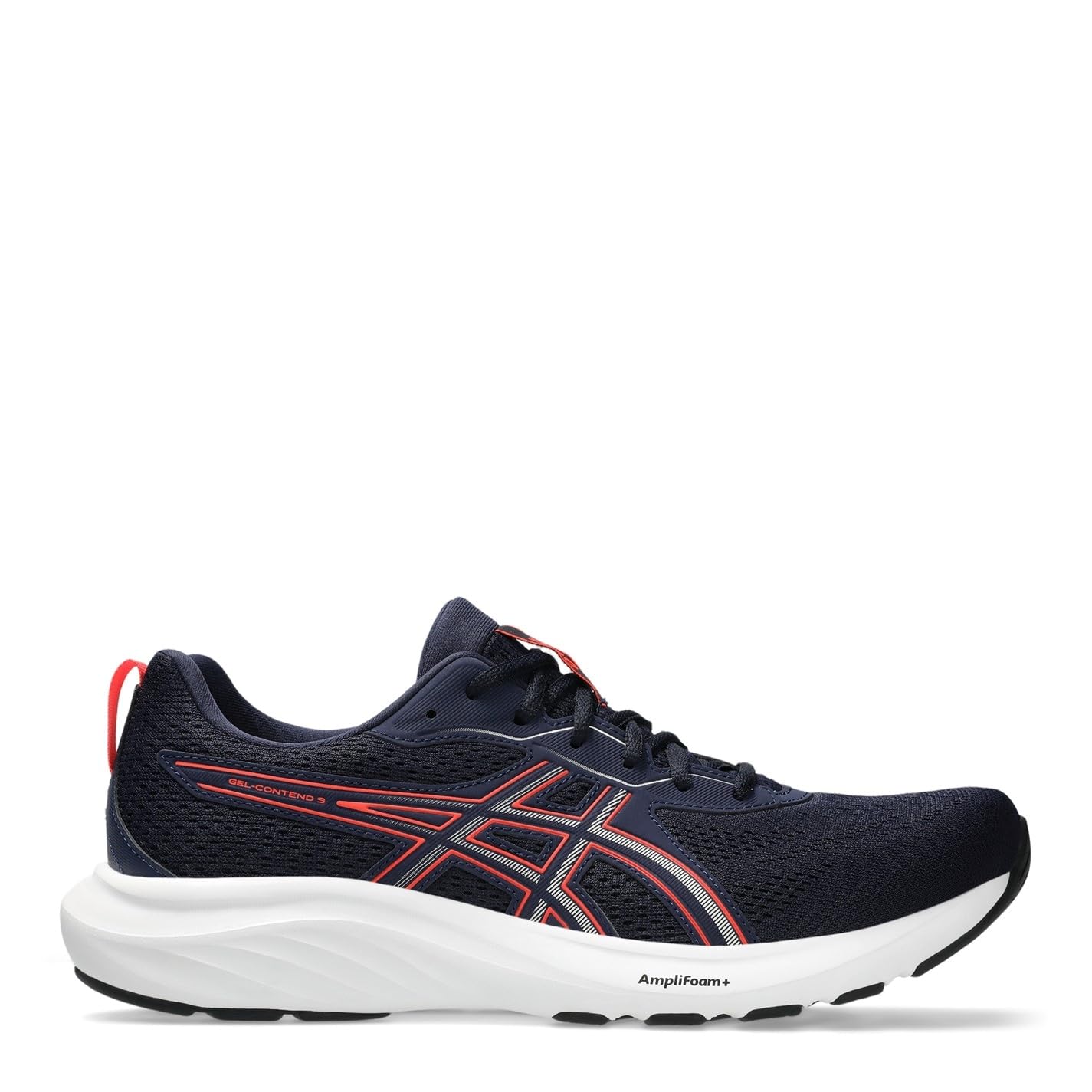 ASICS Men's Gel-Contend 9 Trainers, Midnight Flash Red, 47 EU Image