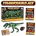 T-Rex Action Figure - Includes Real Dinosaur Bone Fossil!