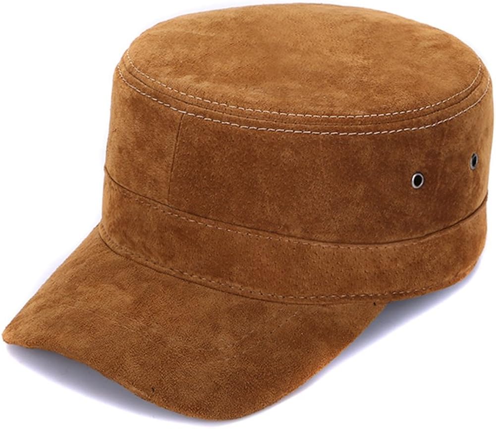 suede military cap