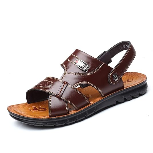 DIKHBJWQ Mode Sandalen Herren Hausschuhe Feste Flip Flops Müßiggänger Casual Strandschuhe Anti-Rutsch Badeschuhe Flache Slipp