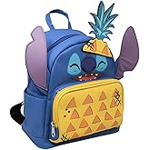 Disney Stitch Pineapple 10" Mini Deluxe Backpack with 1 Front pocket