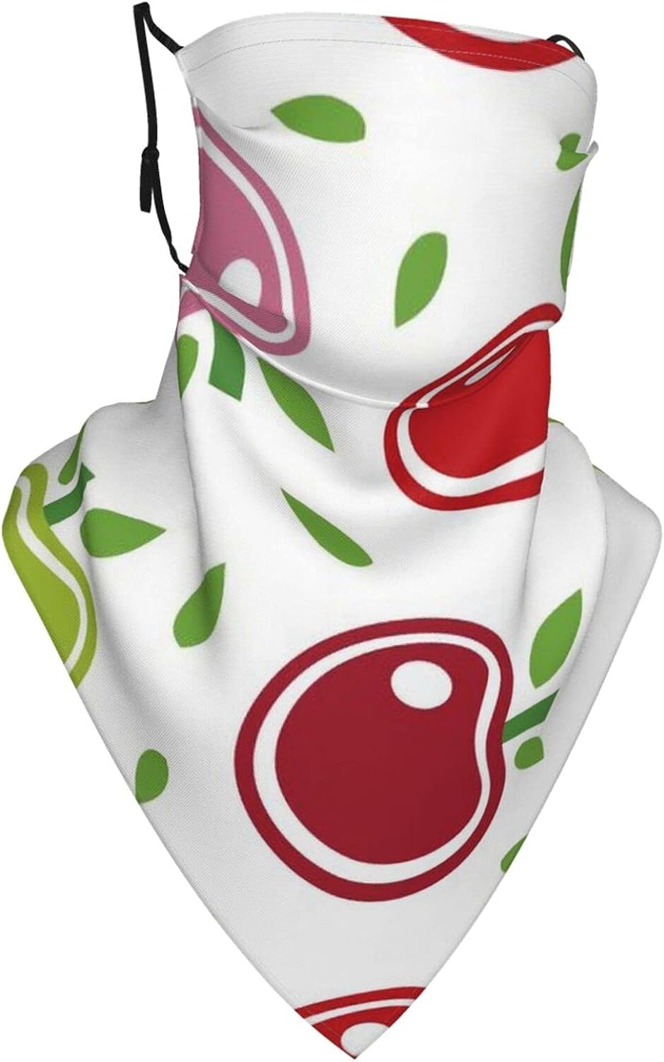 Cute Apple Face Mask with Reusable for Adults Dustproof