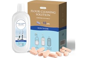 Nukisa 10 Bottles Compatible with Tineco Cleaning Solution Pet 500ml Per Bottle Orange Scents Floor Cleaner Compatible with A