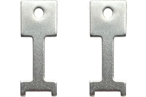 KEYPOWER (2) Dispenser Key #770371 for Kimberly Clark KC/Sysco Kruger Bathroom Toilet Tissue Dispenser, Junior JRT in-Sight Sysco (2)