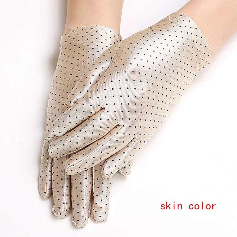 YTLJJ Summer Driving Mittens,Sun Protection Gloves Ladies,Thin Summer