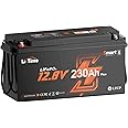 Litime 12V 230Ah Bluetooth Lithium RV Battery, Low Temp Cutoff Protection, Built-in 200A BMS, Max 2944Wh Energy, LiFePO4 Battery Perfect for RV, Trolling Motor, Off Grid, Backup Power