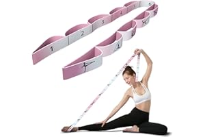 JOFREY Leg Stretcher Strap, Stretching Equipment with Door Anchor Flexibility Trainer Backbend Assist for Dance Aerial Yoga Ballet Leg Stretching Exercise…