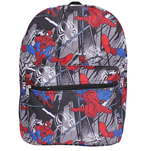 Marvel Spiderman Grey Large Boys' School Backpack
