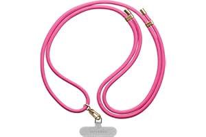 CASETiFY Rope Phone Strap (6mm) with Gold Clasp - Black (Gold) / Peri Purple/Green/Sierra Blue & more