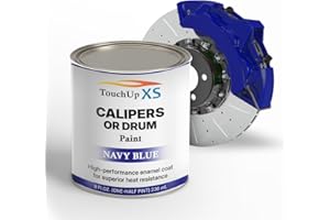TouchupXS-High Temp Brake Calipers/Drums Enamel Coat 1K Navy Blue-Half Pint