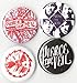 Pierce the Veil Button Set 4pcs pack 1 inch pin back punk hardcore rock emo band