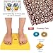 Acupressure Power Mat with Magnets n Pyramids for Pain Relief Useful for Heel Pain - Knee Pain - Leg Pain - Sciatica - Cramps - Migraine - Depression With Acupressure Health Care Products - Economy