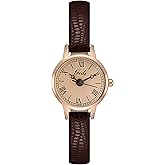 Vintage Watches for Women Fashion Classic Waterproof Wistwatch Dainty Quartz Ladies Bracelet Watch with Leather Strap